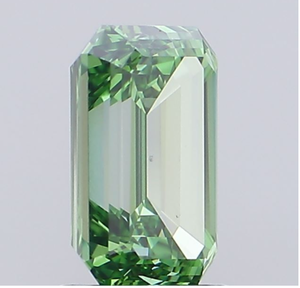 Diamante Cultivado en Laboratorio con Certificación IGI, Corte Esmeralda de 2.00 CT, Color Verde Intenso Fantasía, Claridad VS1, CVD LG 743541382, ROYAL GEMS PARA JOYERÍA - Product Image 2
