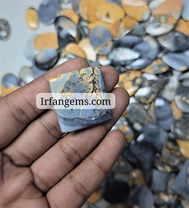 Jaspe Maligano Natural en Formas Mixtas, Cabujón de Piedra Preciosa Suelta para Joyería, Piedra Pulida con Patrón Único, Ideal para Anillos - Product Image 1