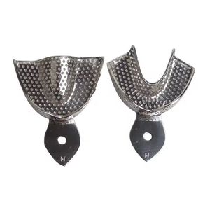 Juego de Bandejas de Impresión Dentales de Acero Inoxidable Perforadas, Superiores e Inferiores, Autoclavables, Instrumentos Dentales de QASIDEN INSTRUMENTS - Product Image 3