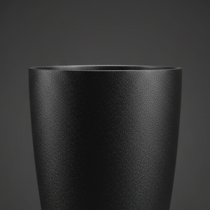 แจกันดอกไม้แบบพกพาทำมือจากอะลูมิเนียมหล่อสีดำด้านสุดหรู ผิวสัมผัสแบบทราย สไตล์นอร์ดิก ตกแต่งบ้านสมัยใหม่ แจกันตั้งโต๊ะ - Product Image 5