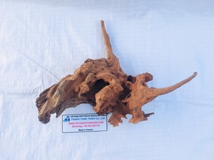 Best Natural Driftwood & Stainless Steel Aquarium Decoration Irregular Shape Circular Durable Fish Tank Ornament Made in Vietnam - Product Image 2