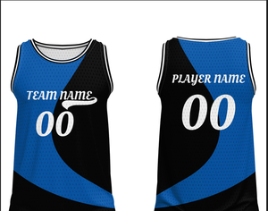Camiseta de Baloncesto Personalizada Unisex sin Mangas, Diseño Vectorial en Dos Tonos, Sublimada, Impermeable y Transpirable - Product Image 6