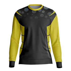 Camiseta Deportiva de Moda para Hombre, Cuello Redondo, Manga Larga, Corte Holgado, Alta Calidad, Personalizada por Fábrica de Ropa al Por Mayor - Product Image 5