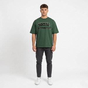 Nueva llegada: Camiseta extragrande con estampado gráfico personalizado |   Camiseta unisex 100% algodón, estilo casual y holgado, para unisex, con personalización. - Product Image 5