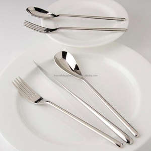 Juego de cubiertos para restaurantes, tenedor y cuchara, juego de cubiertos de acero inoxidable de Metal pulido de alta calidad extrema a precio competitivo - Product Image 5