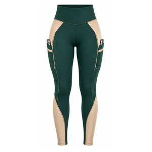 Leggings d'équitation pour femmes, légers, en spandex, avec taille haute, grip en tissu et poche sécurisée pour téléphone - Product Image 1