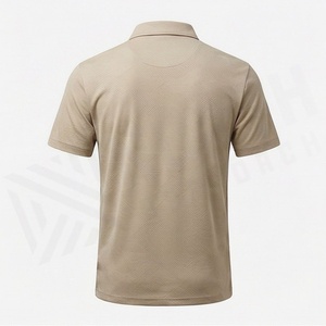 เสื้อโปโลผู้ชายสั่งทำขายส่ง พร้อมโลโก้พิมพ์ลาย ดีไซน์ใหม่ สีพื้น ผ้าถัก ผลิตในปากีสถาน - Product Image 3