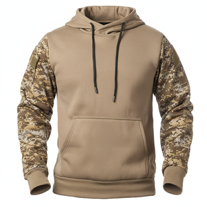 Sudadera con capucha de camuflaje Premium Pullover Sudadera de lana con bolsillo de canguro Mangas largas Etiqueta privada Sudaderas con capucha de caza personalizadas a granel - Product Image 4