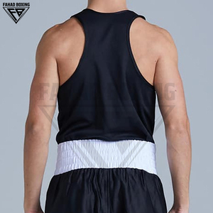 Vêtements unisexes de haute qualité, blanc, noir, rouge, couleurs contrastées, vêtements de boxe et d'arts martiaux, produit haut de gamme, short de boxe et débardeurs - Product Image 6