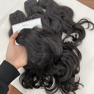 Bundle de cheveux bruts disponibles Bundle de cheveux ondulés naturels 100% Extensions de cheveux humains vietnamiens - Product Image 3