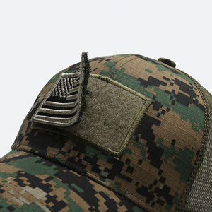 Custom Tiger <b>Camo</b> Mesh Breathable Fashion Hip Hop Patch <b>Cap</b> Full Color Print Bulk Blank Ready Ship Wholesale Street Wear - Product Image 6