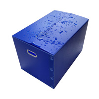 Boîtes d'expédition en plastique ondulé PP personnalisées, boîte de livraison réutilisable, emballage durable pour utilisation logistique