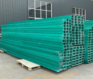 รางเคเบิล FRP ขนาด 200*150 มม., รางเดินสายไฟทนไฟสำหรับทางหลวงและทางรถไฟ, ท่อร้อยสายไฟ FRP ทนทาน - Product Image 3