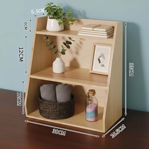 Small Wooden Shelf Perfect For Home Storage Organization Perfumes Creams Lipsticks And <b>Study</b> <b>Table</b> Storage Display From India - Product Image 2