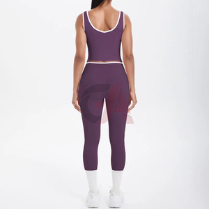 Ensemble de yoga pour femmes 2026 – Nouveau design, haute élasticité, léger, séchage rapide, vêtements de sport personnalisés en gros - Product Image 4