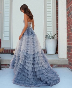 Long Chapel Train Satin Vintage Romantic Dress <b>Flying</b> Personalize <b>Net</b> Different Colors Wide Chapel Train Flowers Crystal - Product Image 3