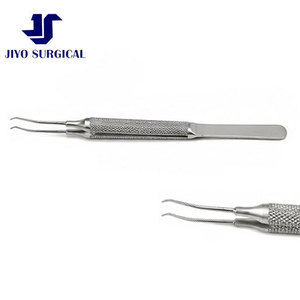 Pinces microchirurgicales Colibri 4 1/8 po avec dents délicates de 0,12 mm 1x2, configuration de pointe à 45 degrés et poignée à prise ronde - Product Image 2