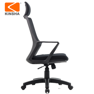 Chaise de bureau de direction de luxe Kinsha, certifiée BIFMA, ergonomique, réglable en hauteur, avec revêtement en tissu et cuir, pour le bureau et le gaming - Product Image 3