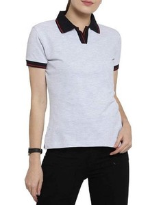 Nouveau design tendance, chemise décontractée en tricot Oxford pour femmes, manches courtes, haute qualité - Product Image 2