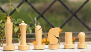Juego de Ajedrez Berliner de Madera Hecho a Mano con Piezas Decorativas para Competencia de Ajedrez y Uso Unisex - Product Image 3