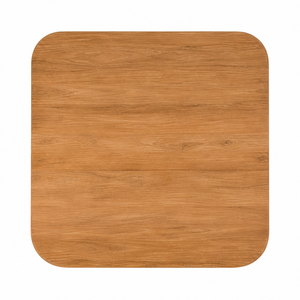 Ensemble de tables d'appoint de salle à manger en teck massif, écologique, de style scandinave moderne, pour appartement, avec six supports architecturaux, pour la maison et l'hôtellerie - Product Image 3
