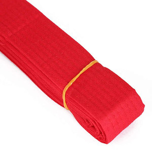 Cinturones de Karate de Tela de Algodón de Alta Calidad con Nuevo Diseño, Logotipo Frontal, Transpirables, de Secado Rápido y Personalizables para Artes Marciales - Product Image 2