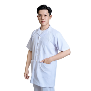 Blouse médicale courte FMF unisexe en polyester et coton pour clinique et hôpital - Product Image 1