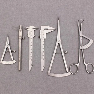 Pied à coulisse manuel chirurgical en améthyste de haute qualité APC-15 pour dentistes, certifié CE Classe I, garantie 1 an, pour la mesure de l'épaisseur osseuse et de la cire - Product Image 1