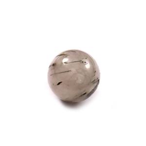 Lote al por mayor de esferas redondas lisas de cuarzo rutilo verde natural de 10 mm, piedras preciosas sueltas para la fabricación de joyas. - Product Image 3