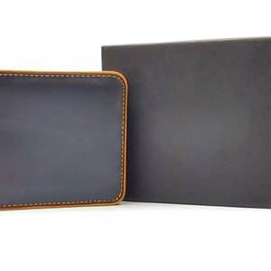 Ashgreen International Genuine Leather Card <b>Holder</b> for Men Slim Wallet Multiple Card Slots ID <b>Holder</b> Strap Clip Handmade - Product Image 6