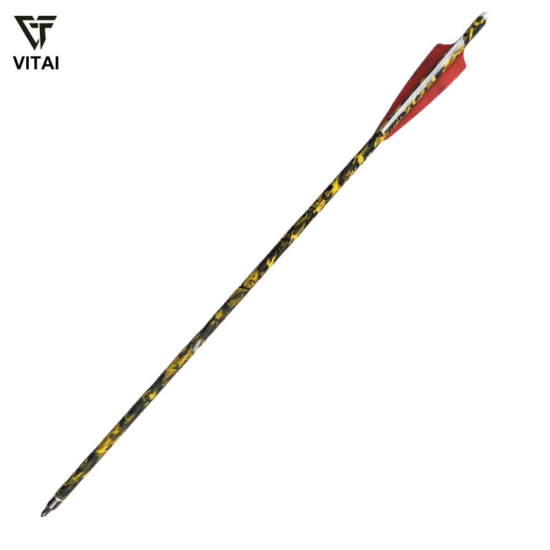 12PCS Camouflage Carbon Crossbow Bolts 20 Inch Steel Point Arrows for ...