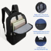 Stargo Lightweight Polyester Water Resistant <b>Laptop</b> <b>Backpack</b> 15.6 Inch Unisex Minimalist Design Zipper Closure Soft Handle 24L - Product Image 4