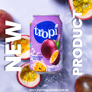 Zumo con sabor a guayaba de marca TROPI, lata de aluminio de 330ml, certificado HACCP, sin azúcar añadido, personalizable, bebida de Vietnam OEM - Product Image 3
