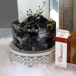 Crème Non Laitière Fantaisie pour Aliments, Vente en Gros Direct Fabricant, Crème Fouettée au Chocolat Mélangée pour Pâtisserie 1KG HALAL OEM/ODM - Product Image 3