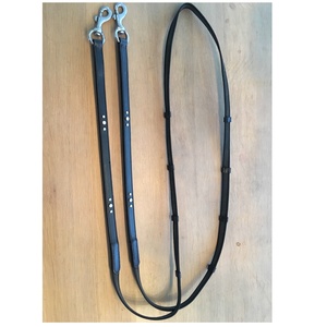 Logo personnalisé Rênes durables en cuir cristal pour équipement de course de chevaux de 16mm de la gamme Western avec accessoires équestres Web - Product Image 6