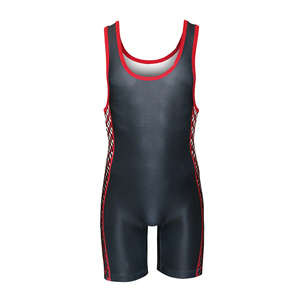 Youth Sublimation Singlet <b>Bodysuit</b> Seamless 1 Piece Outfit Fitness Sportswear Wrestling Jersey <b>Gym</b> Exercise Suit OEM Service - Product Image 1