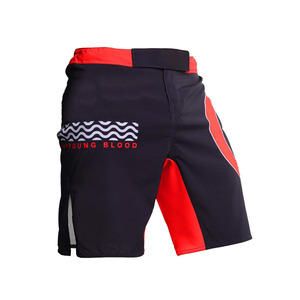 Shorts MMA respirants de haute qualité fabriqués en usine, coupe confortable, vêtements d'entraînement personnalisables, shorts d'arts martiaux pour adultes, Jiu Jitsu - Product Image 2