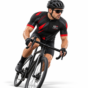 Jersey de Ciclismo Cómodo con Paneles de Malla Transpirable, Tela Flexible y Silueta Atlética para Ciclismo de Larga Distancia - Product Image 4