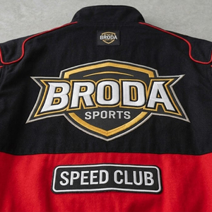 Veste de course unisexe respirante de haute qualité OEM 2026, grande taille, 100 % coton, style streetwear NASCAR, broderie personnalisée - Product Image 3