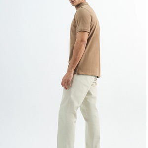 Camisetas polo de manga corta para hombre, de mezcla de algodón piqué y spandex, de alta calidad, para uso casual. - Product Image 4