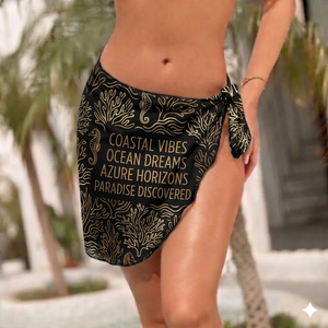 Pareo Hawaiano Personalizado, Sarong Polinesio, Envoltura de Playa Tropical, Prenda Ligera para Resort, Fabricante Textil OEM ODM - Product Image 4