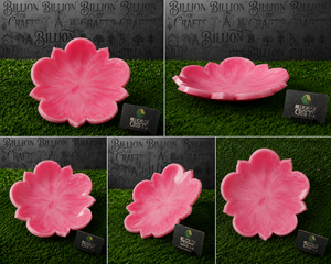 <b>Pink</b> Resin Flower <b>Bowl</b> Decorative Serving <b>Bowl</b> for Home Tabletop Kitchen Decor - Product Image 6