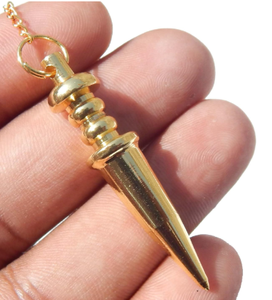 Metal <b>Light</b> Weight Solid Irregular <b>Point</b> Pendulum Healing Dowsing Metaphysical Reiki Divination Modern Wedding Anniversary - Product Image 4