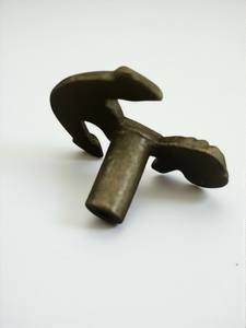 Perilla de ancla de hierro náutico contemporáneo, acabado de latón antiguo, cajón de armario decorativo duradero, tirador de dormitorio, armario de sala de estar - Product Image 3