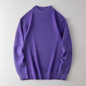 Pull en laine chaud à col roulé pour homme, style business, automne et hiver, décontracté - Product Image 3