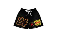 Conjunto de Camiseta sin Mangas y Pantalones Cortos Negros para Hombre, Estampado de Águila en Serigrafía, Estilo Urbano, Ropa de Verano
