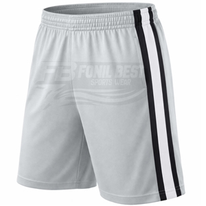 Shorts mi-longs décontractés pour hommes, couleur unie, en toile légère, respirants, taille élastique, poches, évacuation de la transpiration, pour le sport, la course à pied, la remise en forme - Product Image 6