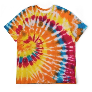 Camiseta de Manga Corta para Hombre, Cuello Redondo, Corte Regular Holgado, 100% Algodón, Transpirable, Ecológica, con Estampado Tie-Dye y Logotipo Personalizado - Product Image 6