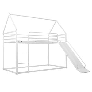 Letto a castello moderno in MDF con design francese per bambini, ideale per camera da letto, soggiorno, villa, scale, scuola, con contenitore integrato - Product Image 6