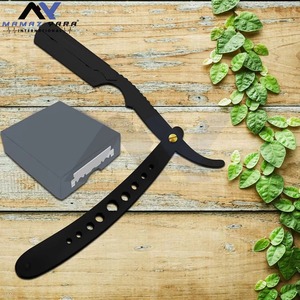 Professional Salon Quality Classic Precision Stainless Steel <b>Swing</b> Lock Straight Edge Cut Throat Shaving Razor Face Grooming Too - Product Image 5